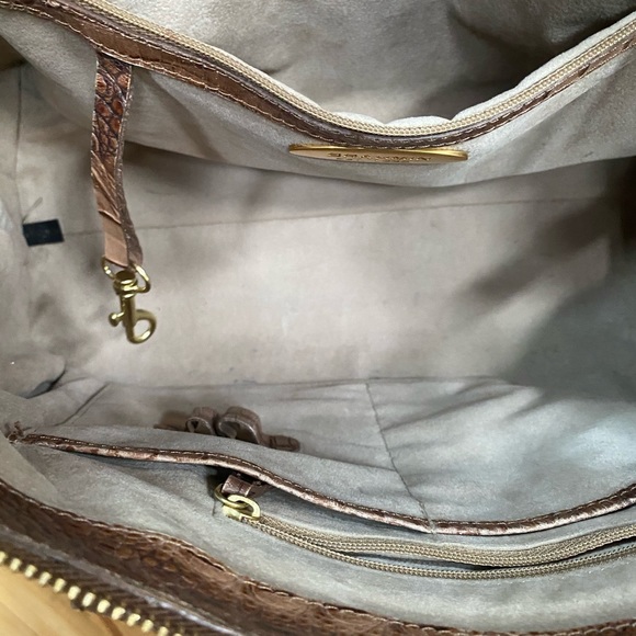 Brahmin Crocodile Satchel - Picture 8 of 8